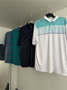 Golf Shirt Men's L Bundle of 4